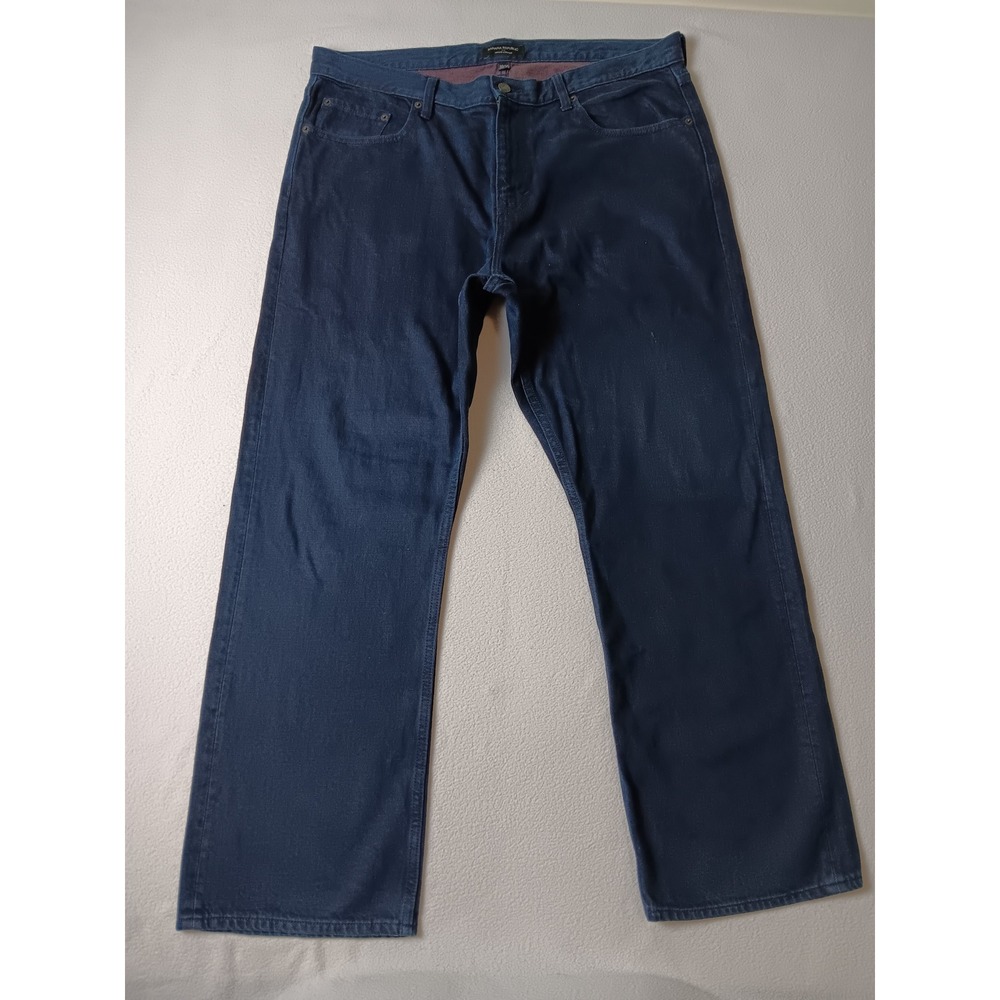 Banana Republic Mens Vintage Straight Jeans Indigo Blue 100% Cotton‎ 38x30